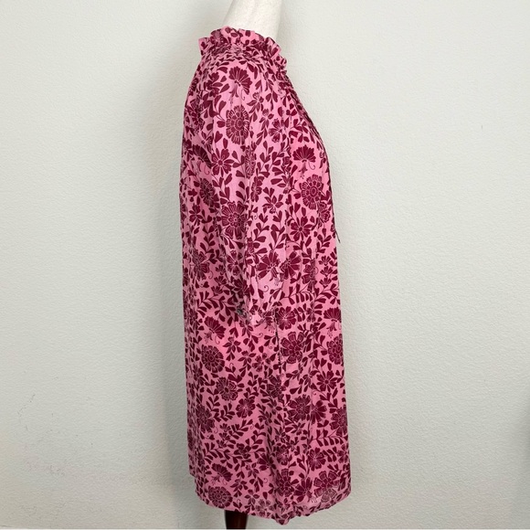 Banjanan Benita Pink‎ Floral Print Cotton Dress - Picture 8 of 16